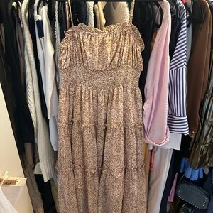 Floral Smocked Maxi Dress